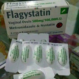 Flagystatin Ovule Supp Nystatin + Metronidazole FOR vaginitis/CANDIDA/TRICHOMONAS infect