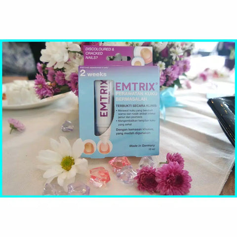 Emtrix Fungal Nail Treatment 10mL Restore Healthy Appearance   Nail Revive Cream 10ml Fungal Discolored Brittle Crack Treatment - HappyGreenStore