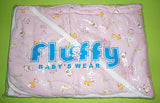 Fluffy Baby Swaddle Blanket Quilt Newborn Wrap with Head Cover Cap - Cute design - HappyGreenStore