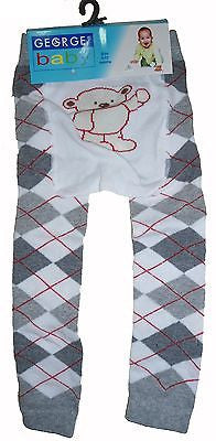 4 X Fluffy George Legging for Baby 6-12 months various motif - Cotton/lycra - HappyGreenStore