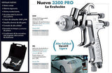 Sagola 3300 Pro EVO Gravity  1.3/1.4 Spray Gun Professional Series  +Plastic Cup - HappyGreenStore