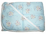 Fluffy Baby Swaddle Blanket Quilt Newborn Wrap with Head Cover Cap - Cute design - HappyGreenStore