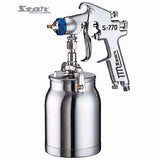Star S-770 Spray Gun Pro series (GUN+CUP) Gravity/Suction Paint 1.5/1.7/2/2.5 mm - HappyGreenStore