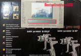 SATA SATAjet 4000 B RP/HVLP 1.3/1.4mm SprayGun Pro Spray Gun - German Precision - HappyGreenStore