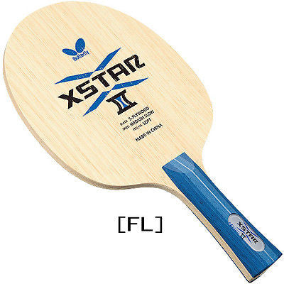 NEW Butterfly Xstar III Star 3 blade table tennis Ping Pong no rubber racket - HappyGreenStore