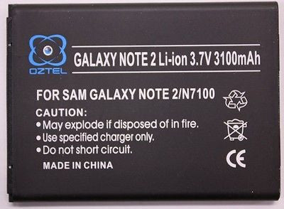 Premium Samsung Galaxy Note II N7100 N7105T 4G battery Sealed + 1 Yr Wty OZTel - HappyGreenStore