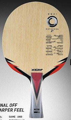 Xiom Omni Hayabusa Z+ Zephylium Shakehand/Chinese Penhold blade table tennis - HappyGreenStore