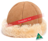 NEW Rolled up/down rim Sheepskin Hat For Winter or snow 100% 1st grade sheepskin - HappyGreenStore