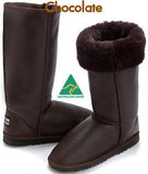Stealth Tall UggBoots Ugg Boots - 35 cm Boot with water resistant leather - HappyGreenStore