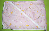 Fluffy Baby Swaddle Blanket Quilt Newborn Wrap with Head Cover Cap - Cute design - HappyGreenStore